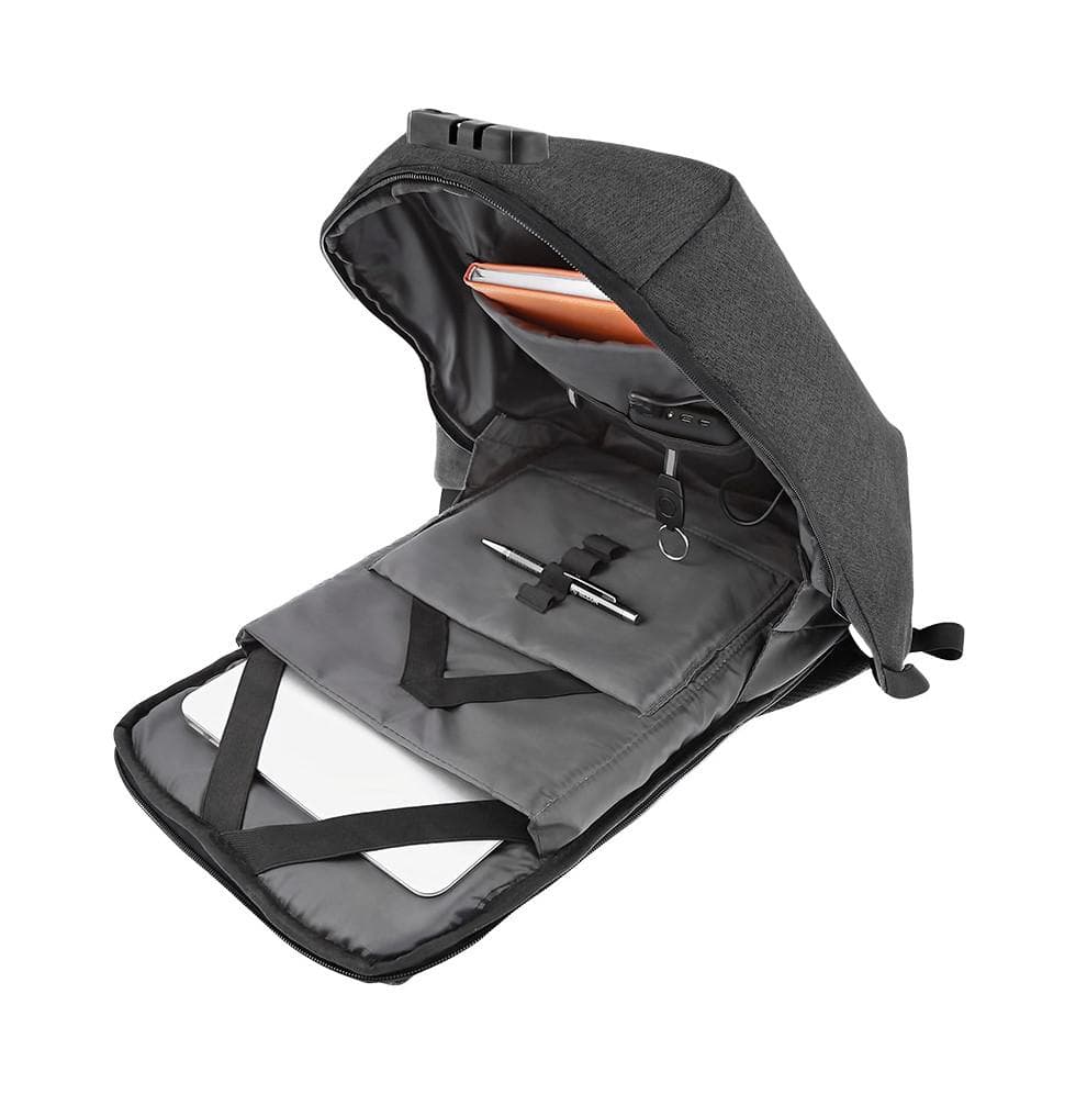Rucsac laptop Tellur Antifurt V2, cu port USB, 15.6", negru - 3