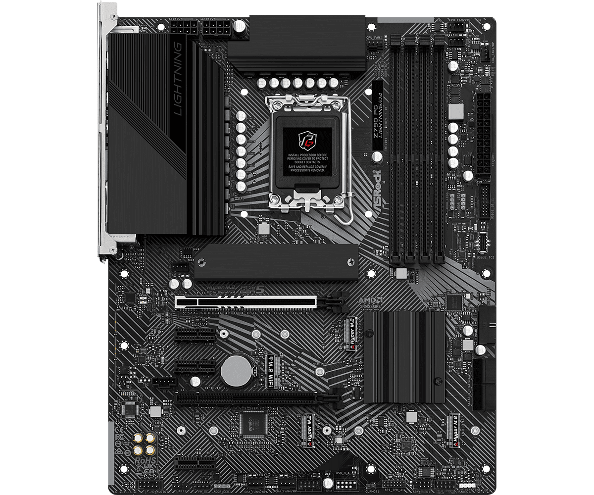 Placa de baza ASRock Z790 PG Lightning D4, Socket 1700, - 4