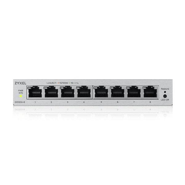 ZYXEL GS1200v3 8-Port GbE Web Managed Switch - 4