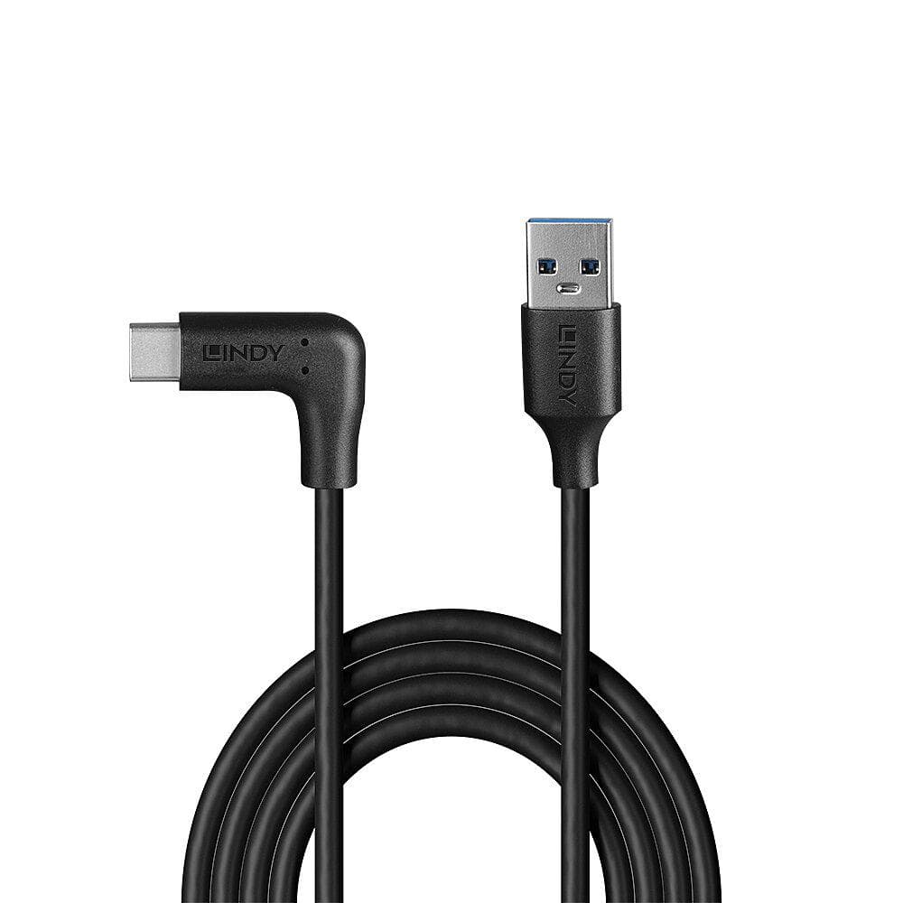 Cablu Lindy 3.2 USB A la USB C, 90°, lunngime - 3