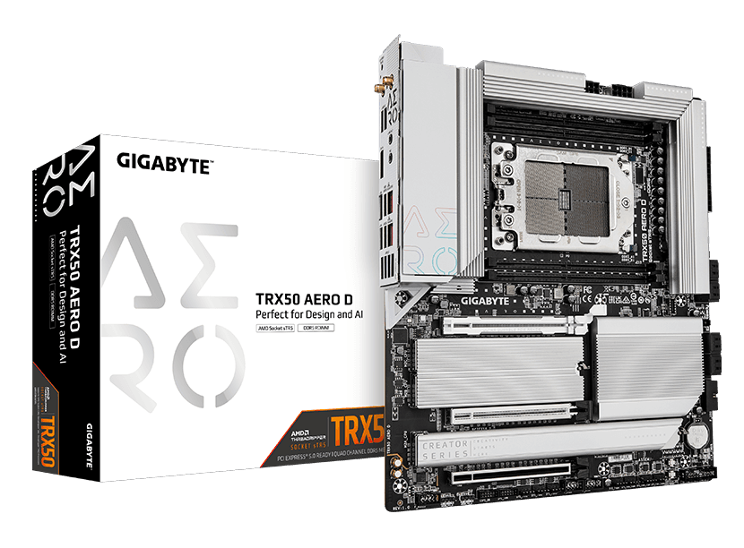 Placa de baza Gigabyte TRX50 AERO D, Socket sTR5, DDR5,