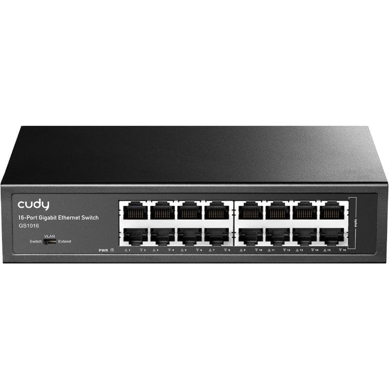 CUDY 16-Port Gigabit Light Managed Switch, 16 Gigabit RJ45 Ports,