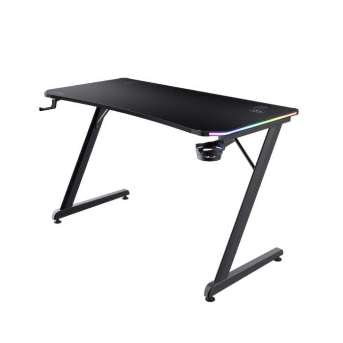 Birou gaming Trust GXT 709 Luminus, iluminare RGB, greutate 15.5