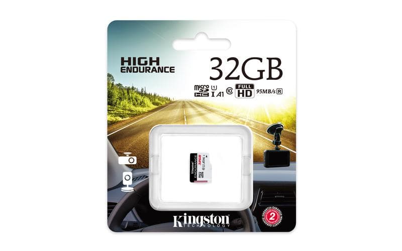 Card de Memorie Micro SDXC Kingston High Endurance, 32GB, Adaptor - 2