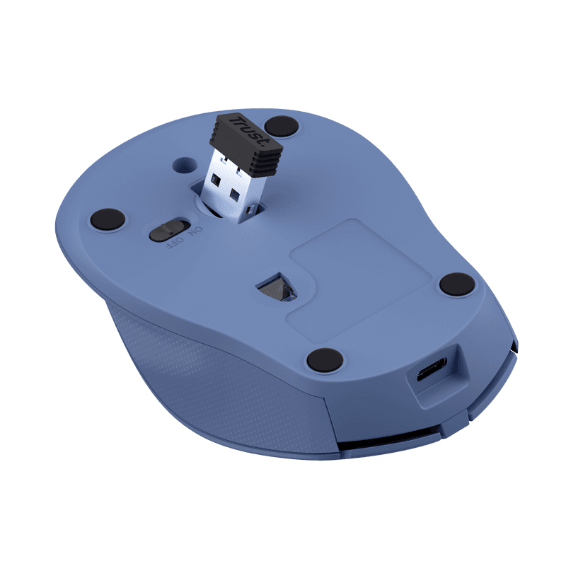 Mouse Trust Zaya reincarbil,1600 DPI, albastru - 5