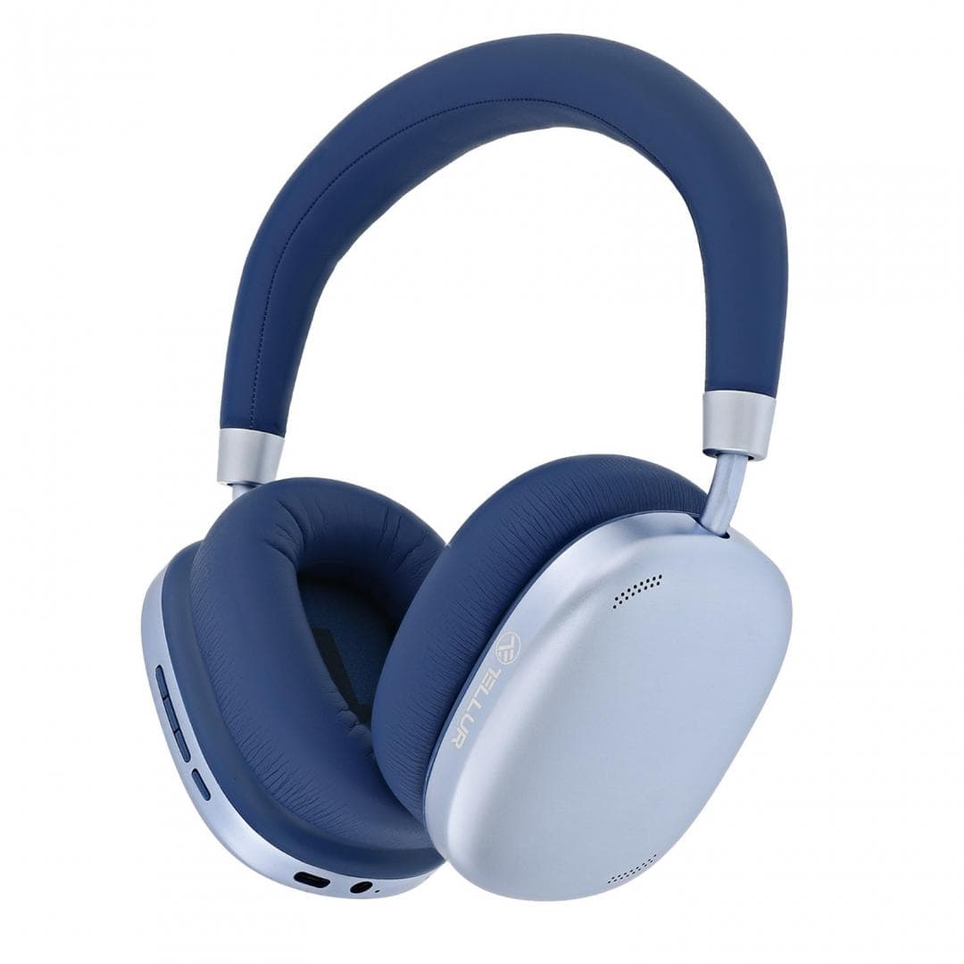 Casti Over-ear TELLUR Shade, Wireless, Noise-canceling, Albastru