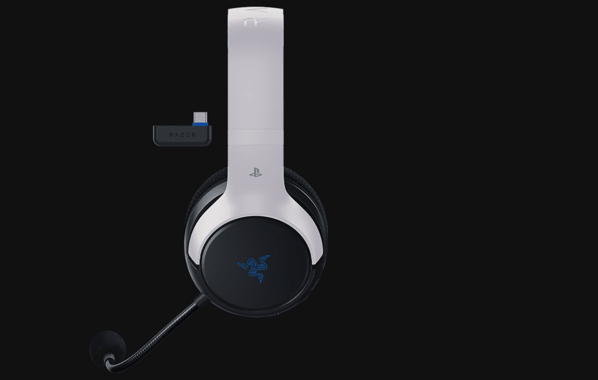 Casti Gaming Head-band RAZER Kaira HyperSpeed, Wireless, Alb - 2