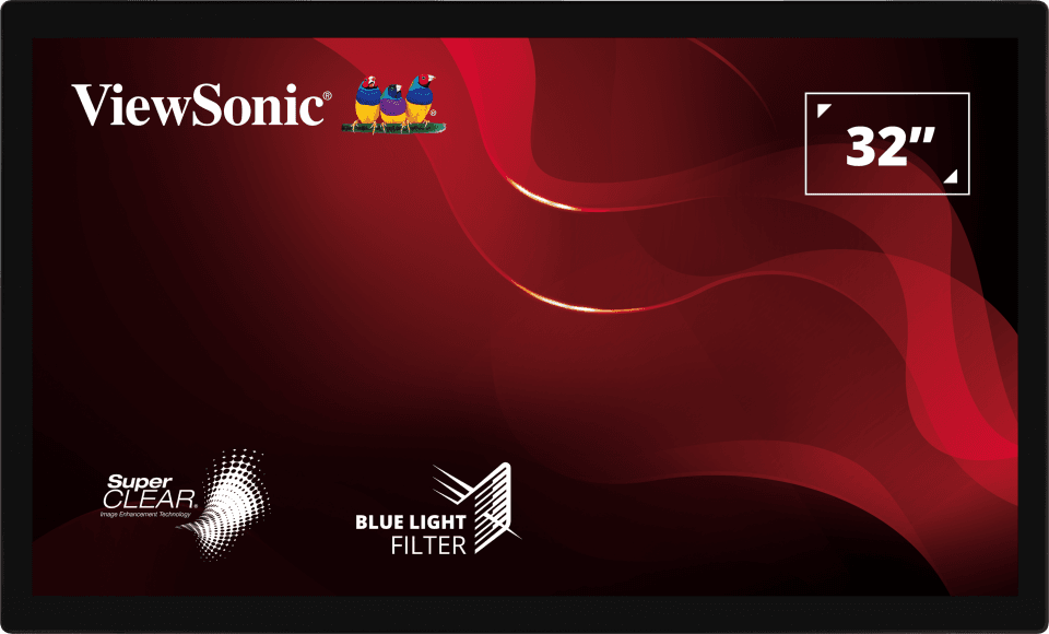 Monitor ViewSonic 32" TD3207, Touch: 10pts, Diagonal (inch): 32, Diagonal