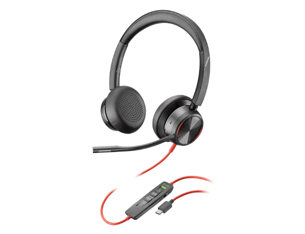 Casti Head-band HP Blackwire 8225, Cu fir, Negru