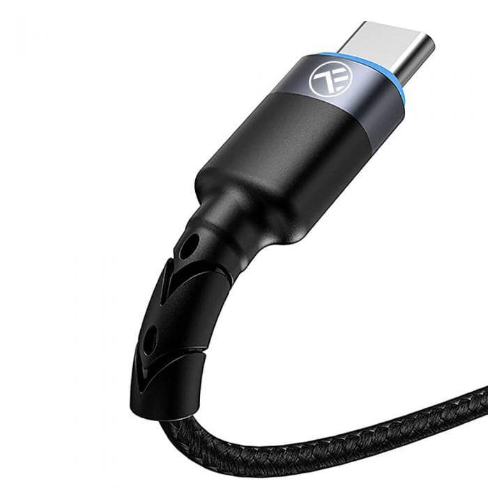 Cablu Tellur USB to Type-C cu LED, 3A, nailon, 1.2m, - 3