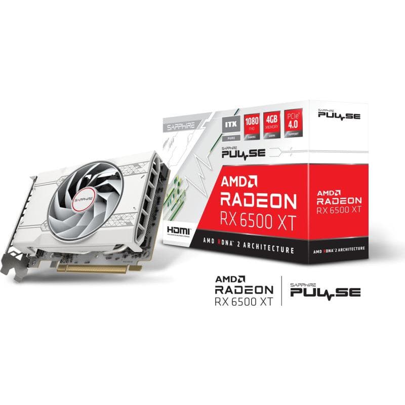 Placa video Sapphire Radeon RX 6500 XT, 4GB GDDR6, PCI