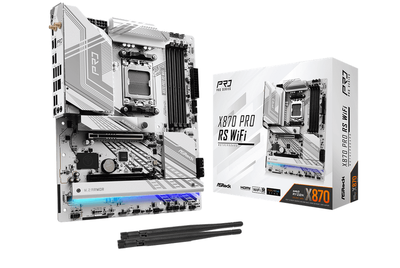 Placa de baza ASRock X870 Pro RS WiFi, Socket AM5,