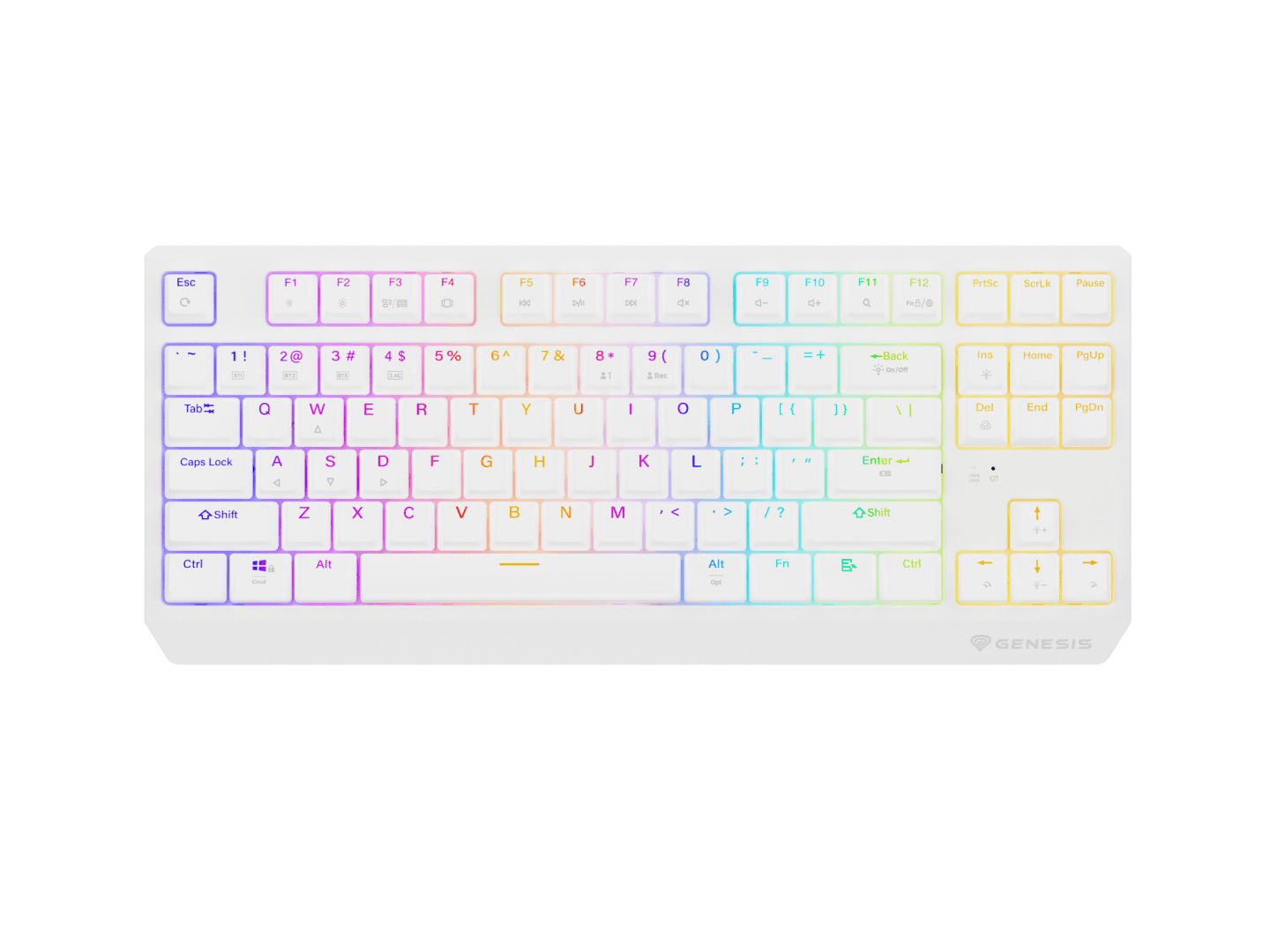 Tastatura gaming mecanica wireless Genesis Thor 230 TKL, iluminare RGB, - 8