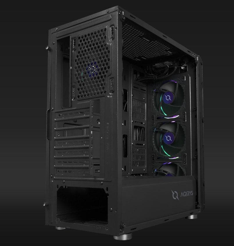 Carcasa AQIRYS ANTARES, RGB, Mid Tower, Black - 12