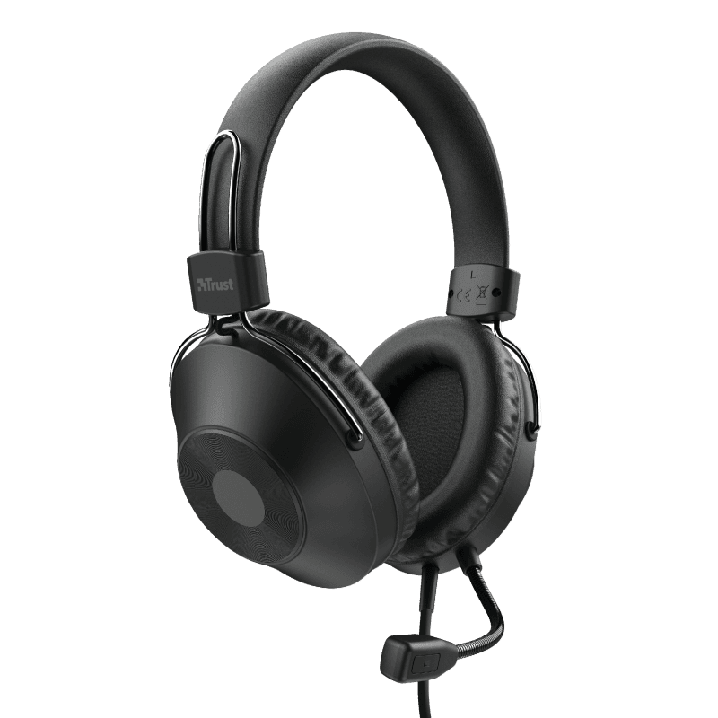 Casti Head-band Trust Ozo, Wired, Negru - 2