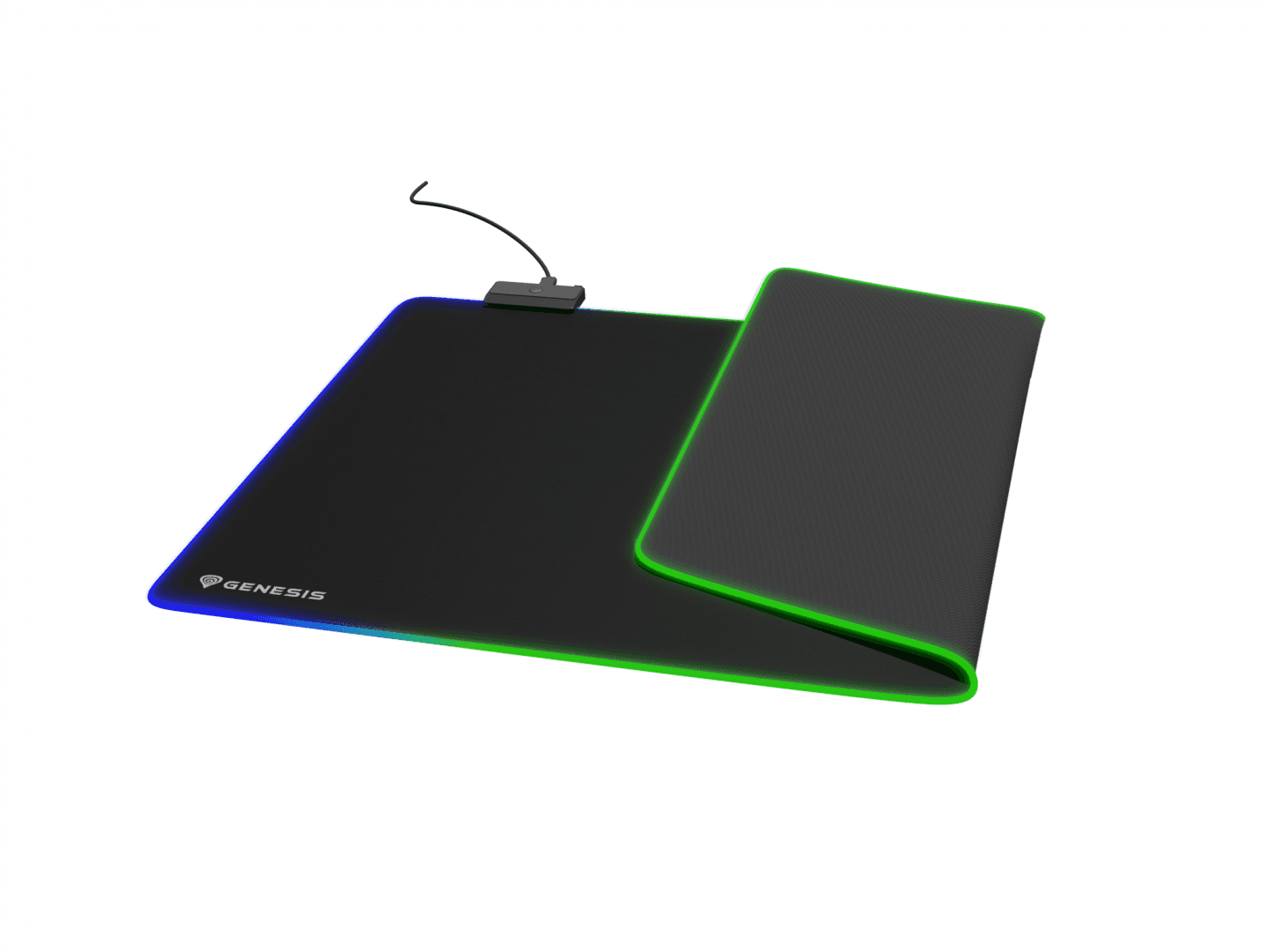 Mousepad Genesis Boron 500 XXL, iluminare RGB, material cauciuc + - 2