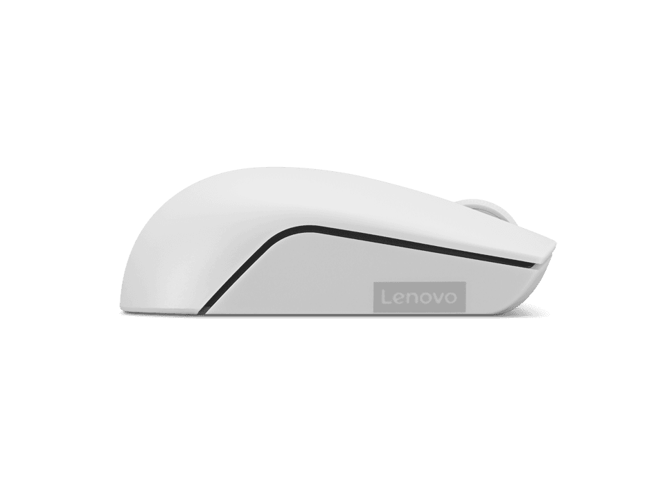 Mouse wireless Lenovo 300, Cloud Grey, Rezolutie (dpi): 1000 dpi, - 2