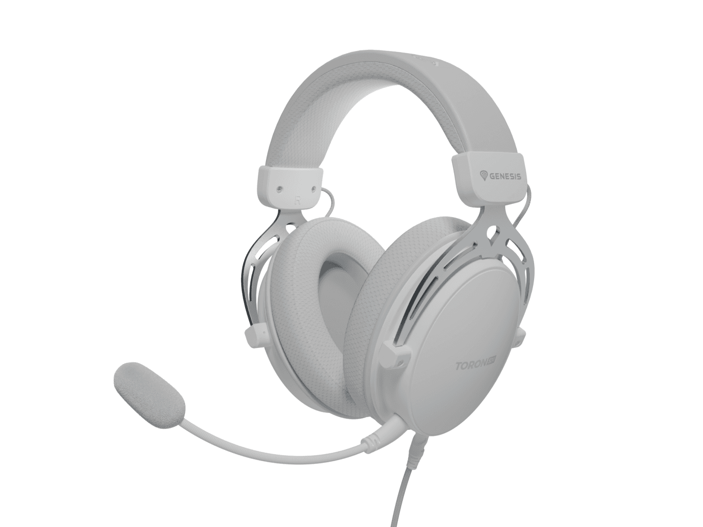 Casti Gaming Over-ear Genesis Toron 531, Wired, Alb - 2