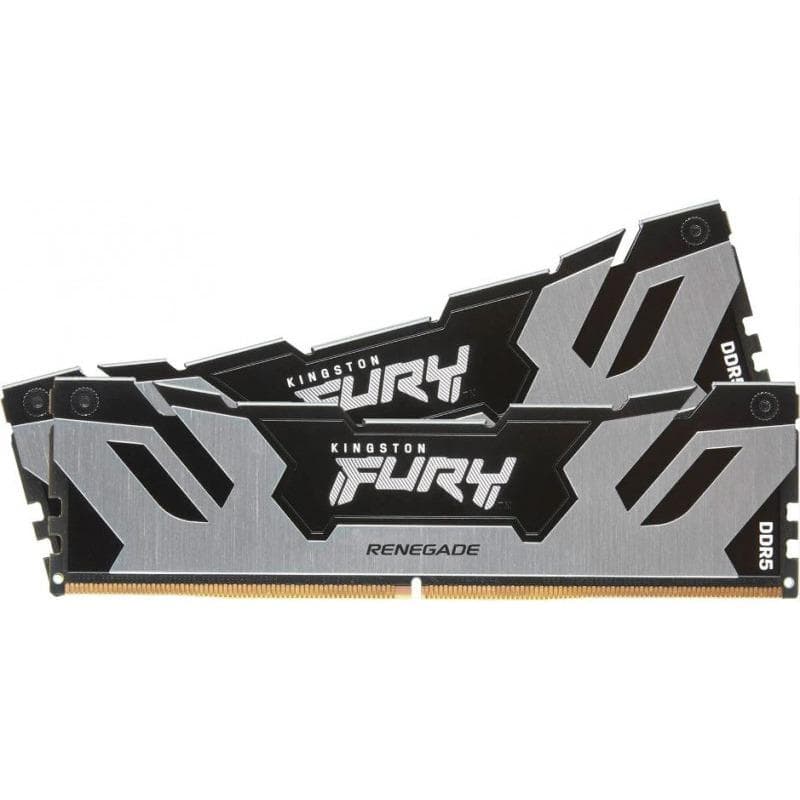 Memorie RAM Kingston FURY Renegade Silver, 32GB DDR5, 6000MHz, CL32 - 2
