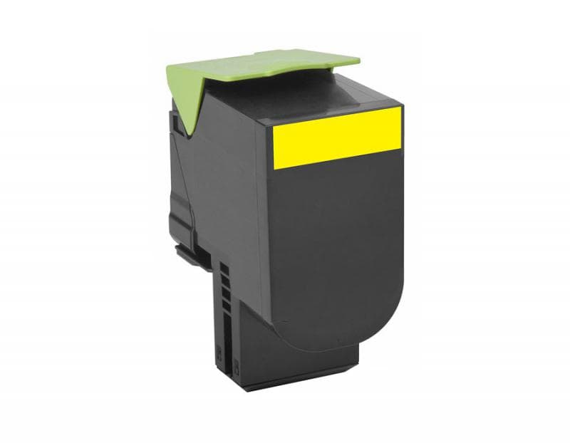 Toner Lexmark 80C2XYE, yellow, 4 k, CX510de , CX510de Statoil