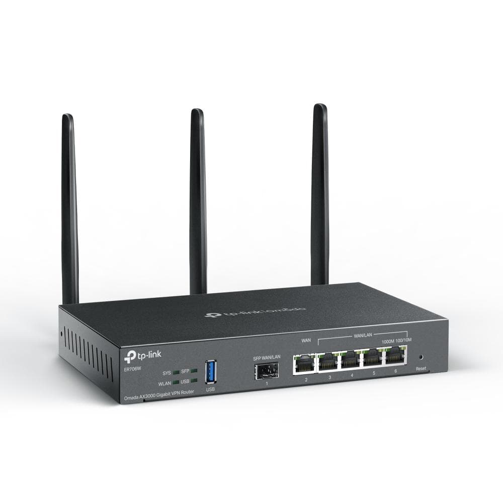 "Omada AX3000 Wi-Fi 6 Gigabit VPN Router PORT: 1× Gigabit - 4