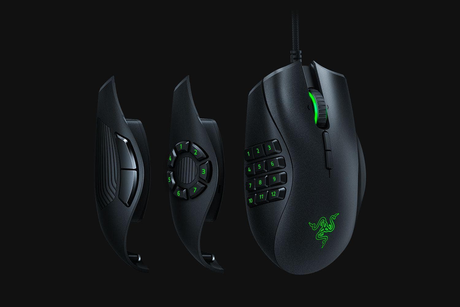 Mouse Razer, 5G optical sensor, Naga Trinity, 3 interchangeable side - 4