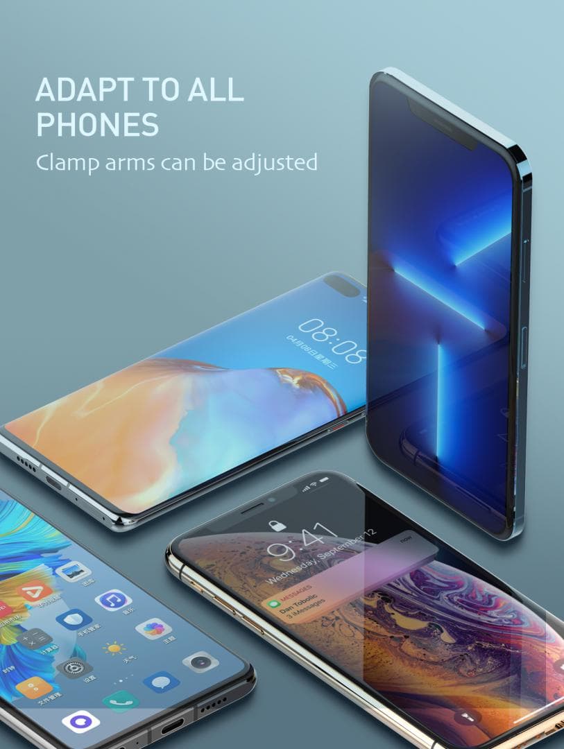 Suport auto telefon Gravity Serioux CH03, Material: ABS+ aluminium, mod - 9