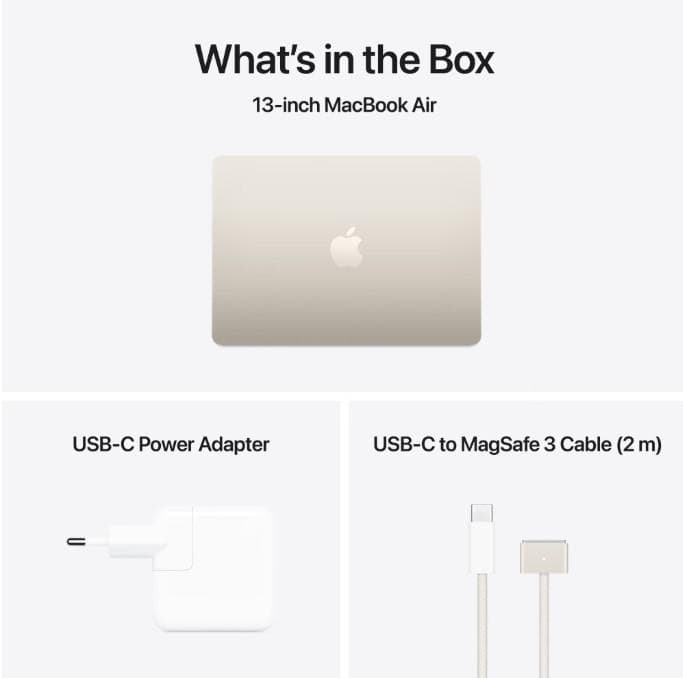 MacBook Air 13.6" Retina/Apple M4 (CPU 10-core, GPU 10-core, Neural - 4