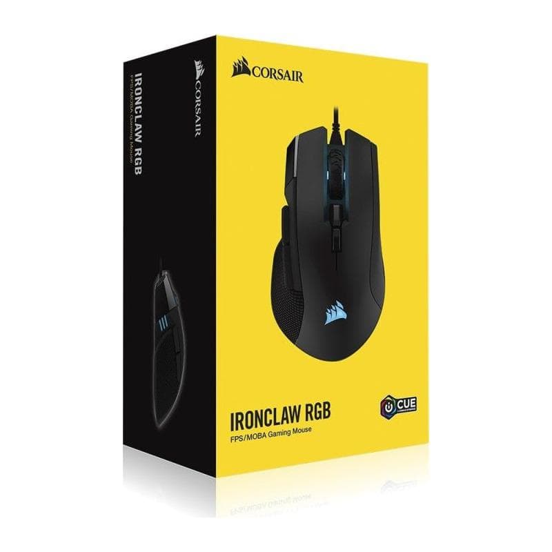 Mouse Gaming Corsair IRONCLAW RGB, Optical cu fir, negru - 4