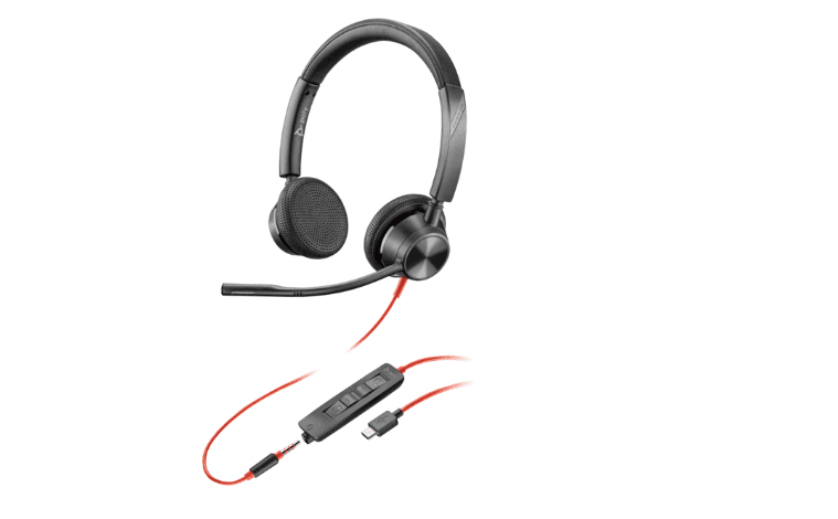 Casti Head-band HP Blackwire 3325, Cu fir, Negru
