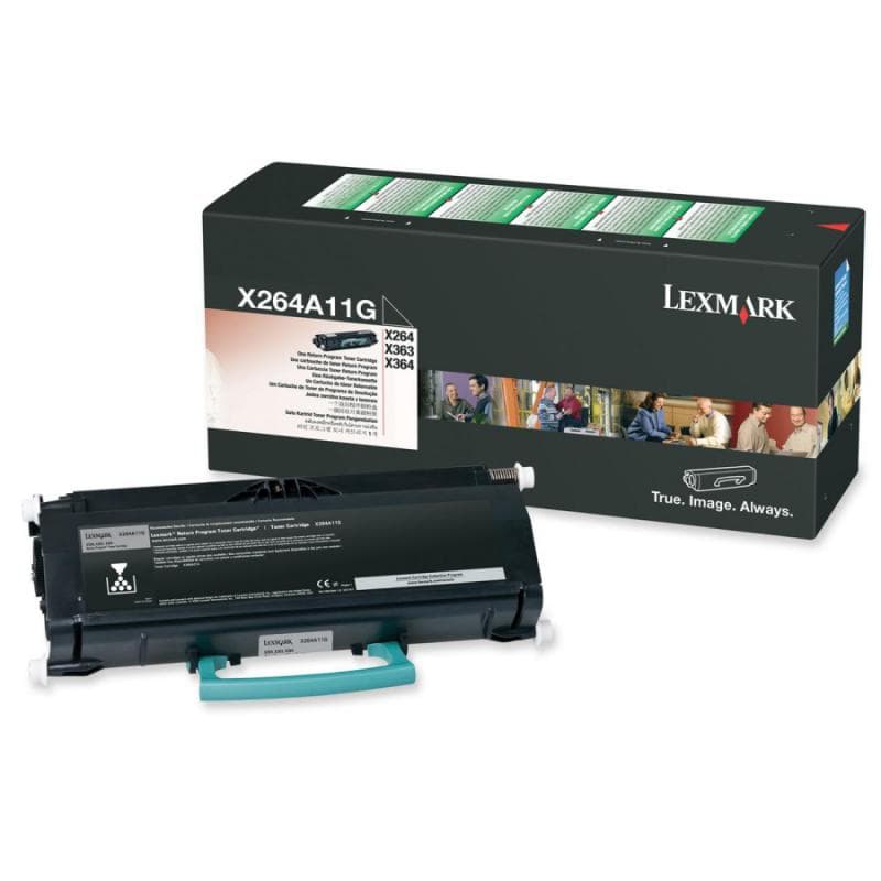 Toner Lexmark X264A11G, black, 3.5 k, X264dn , X363dn ,