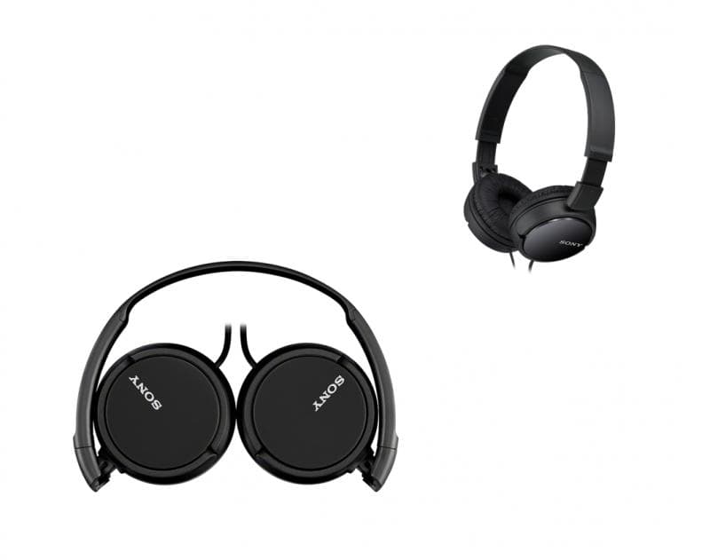 Casti Head-band Sony MDR-ZX110, Cu fir, Negru