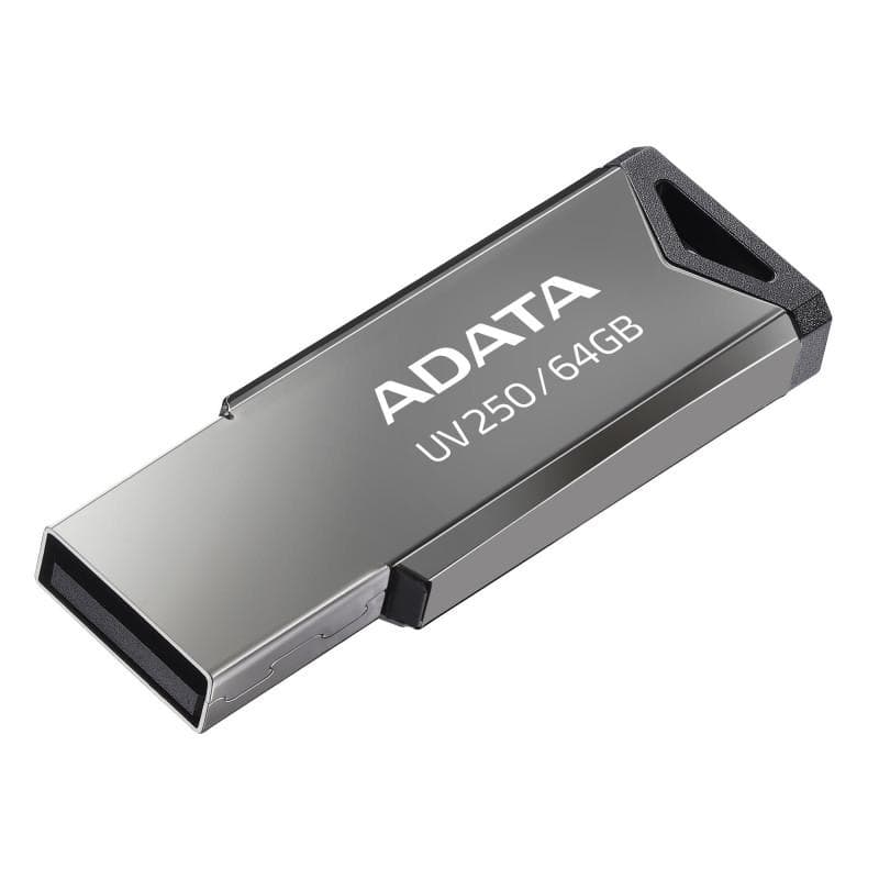 Memorie USB ADATA UV250 64 GB, USB 2.0, Argintiu