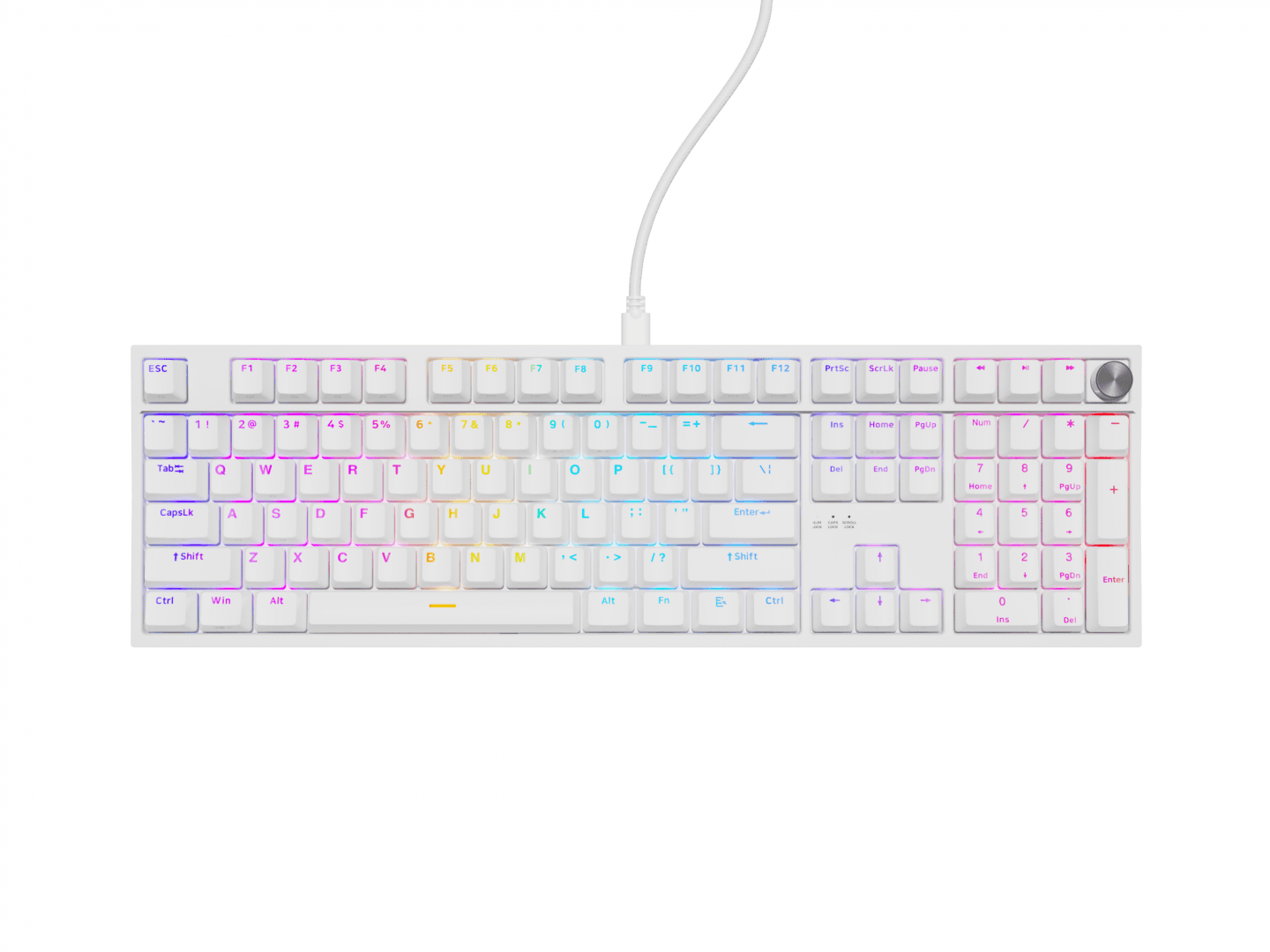 Tastatura gaming mecanica cu fir Genesis Thor 404, iluminare RGB, - 2