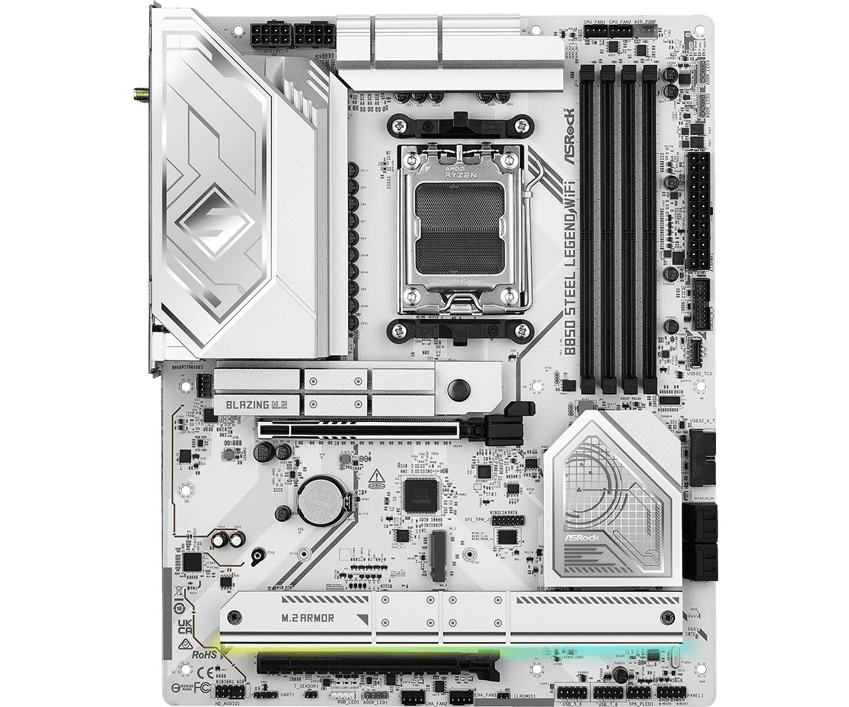 Placa de baza ASRock B850 Steel Legend WiFi, Socket AM5, - 2
