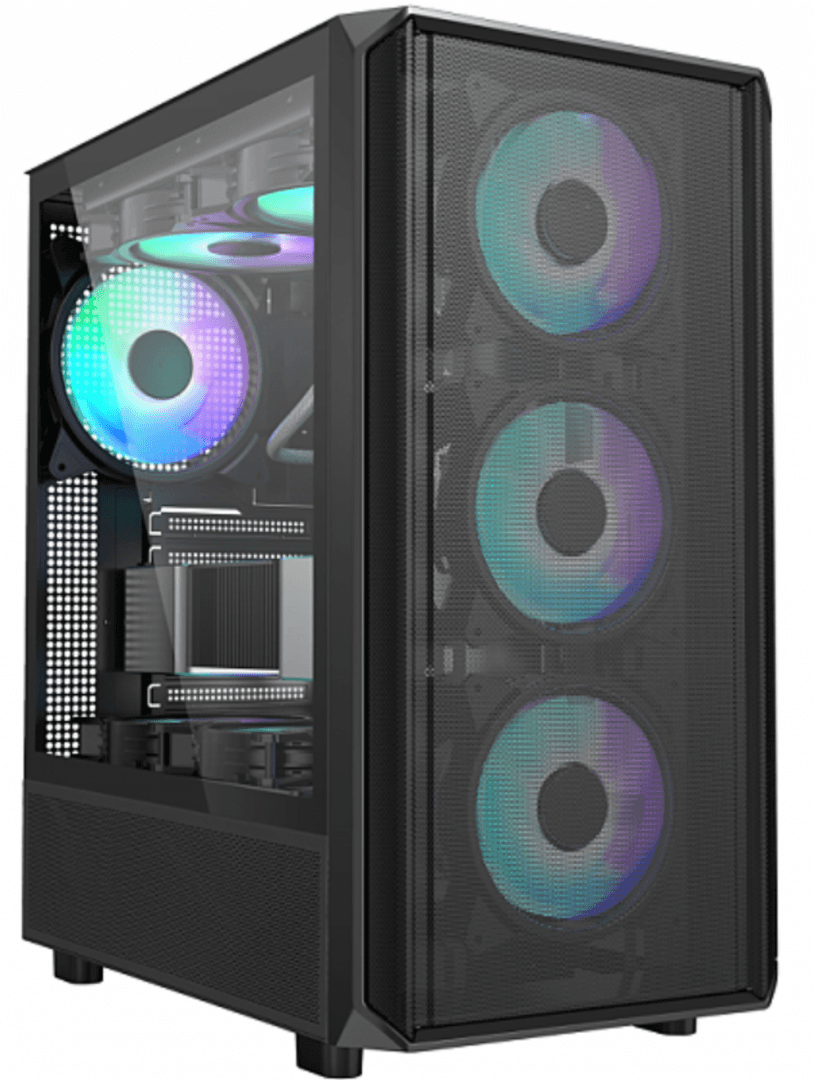 Carcasa gaming Serioux Vanguard, fara sursa, tip middle tower, capac