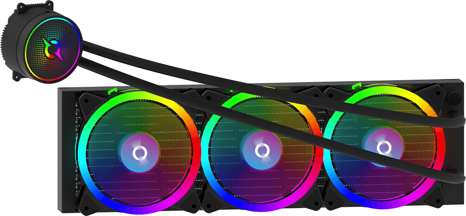 Cooler Procesor AQYRIS AQUARIUS 360 AIO ARGB NEGRU - 2