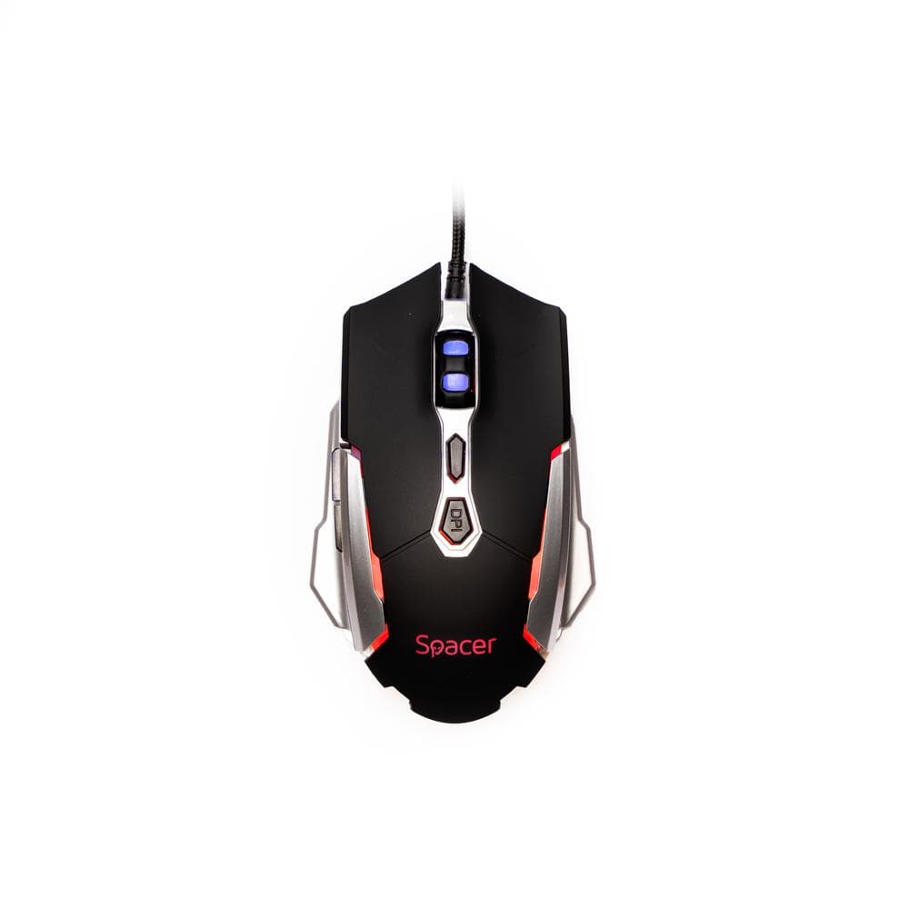 MOUSE Spacer Gaming SPGM-PULSAR-LITE, cu fir, USB, optic, 3.200 dpi, - 2