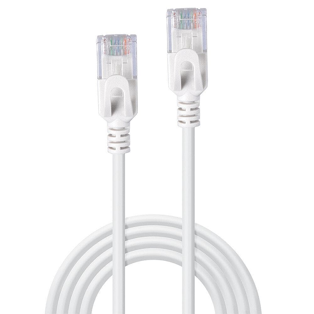 Cablu ultraslim internet Lindy, lungime 2m Cat.6A U/UTP LSZH, latime - 2