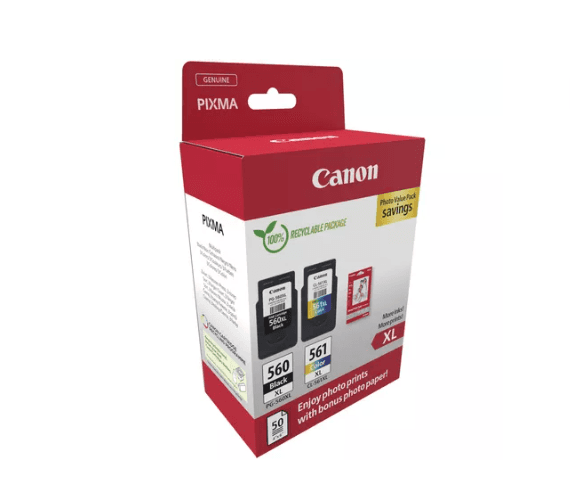 Canon pachet cartuse cearneala CANON PG-560XL/CL-561XL PHOTO VALUE PACK, capacitate - 2