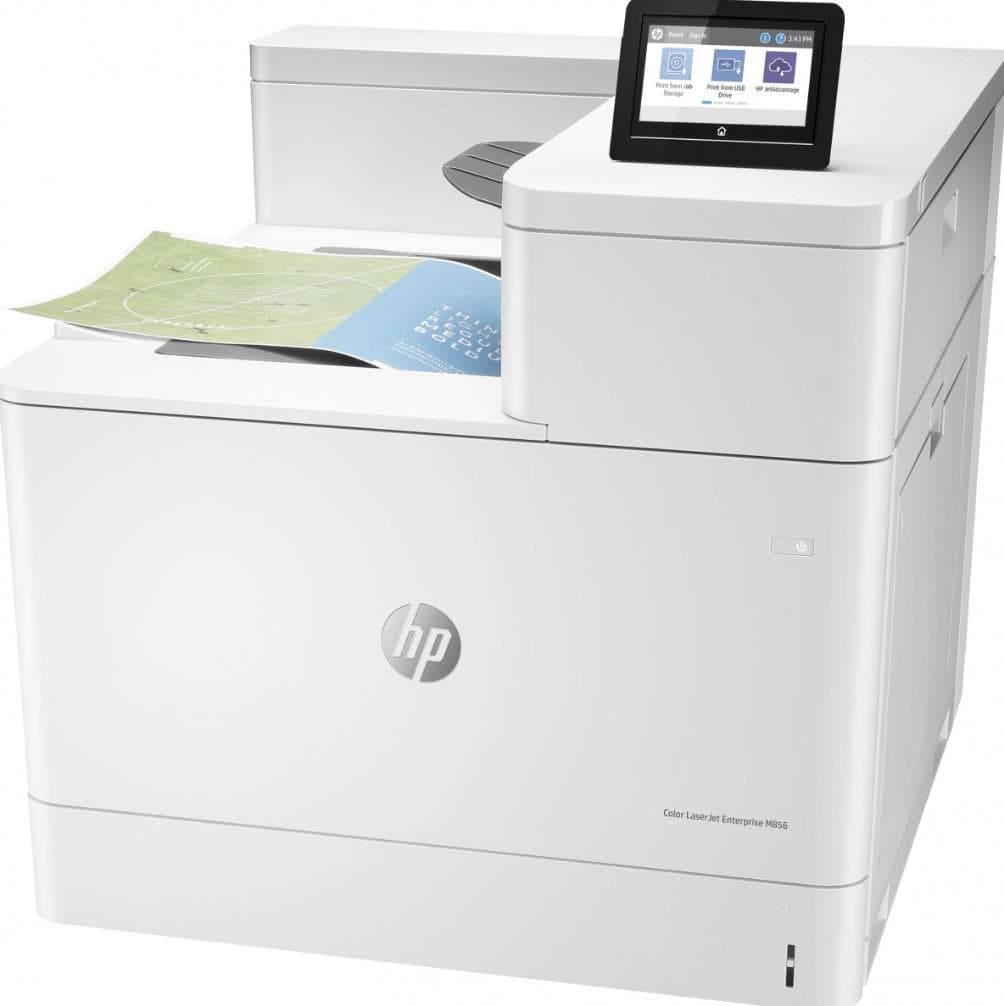 Imprimanta laser color HP Laserjet Enterprise M856DN, Format: A3, Functii: - 4