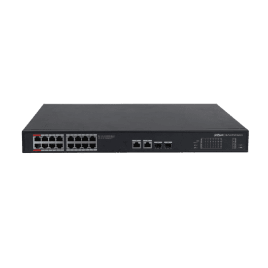 DAHUA Switch 20 porturi, 16 portuti POE, Unmanaged, Layer 2, - 2
