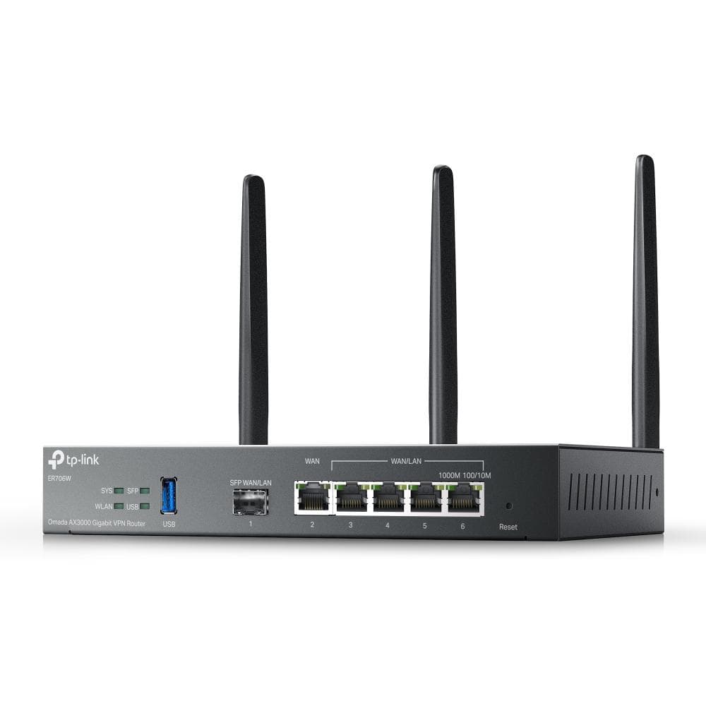 "Omada AX3000 Wi-Fi 6 Gigabit VPN Router PORT: 1× Gigabit - 3