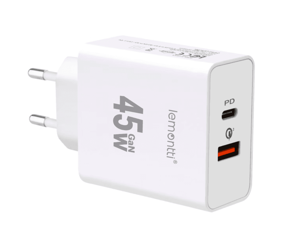 Lemontti Incarcator Retea GaN Fast Charge 45W 1 x PD