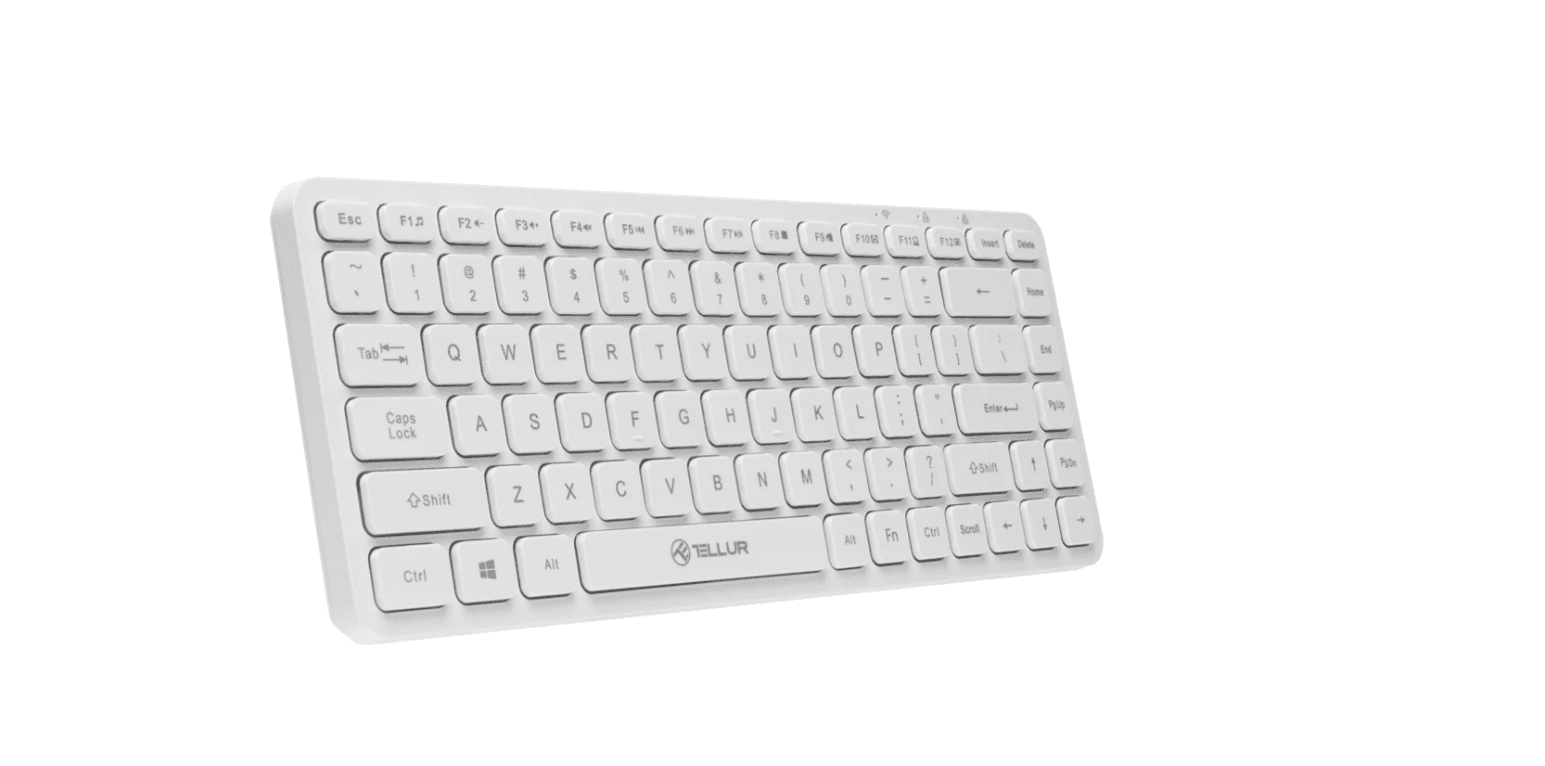 Tastatura wireless Tellur mini, numar tasete 84, dinmensiune 430 x - 2