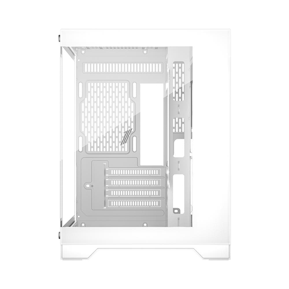 Carcasa 1STPLAYER MV5-TP-WH, RGB, Cube Tower, White - 4