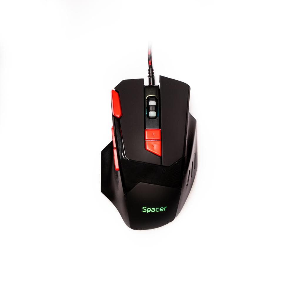 MOUSE Spacer Gaming SP-GM-02 cu fir, optic,1000/ 1600/ 2000/ 2400 - 2
