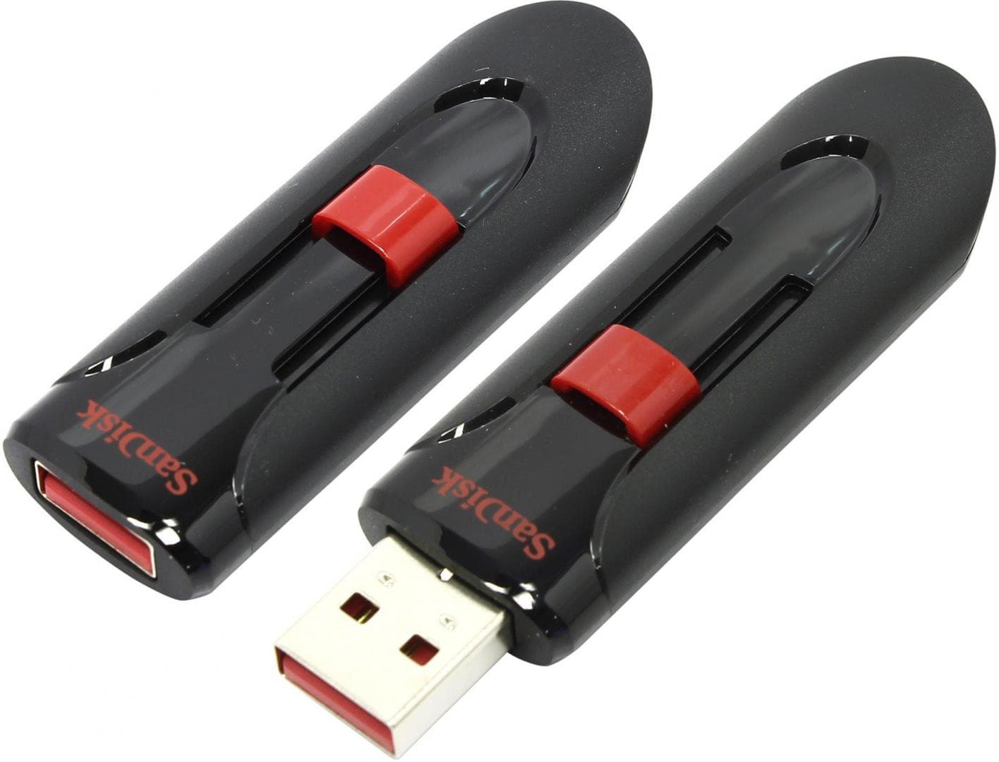 Memorie USB SanDisk Cruzer Glide 64 GB, USB 2.0, Negru - 3