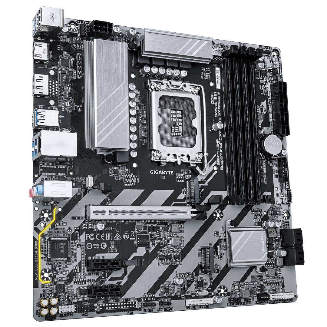 Placa de baza Gigabyte B860M D3HP, Socket 1851, DDR5, Micro-ATX - 3