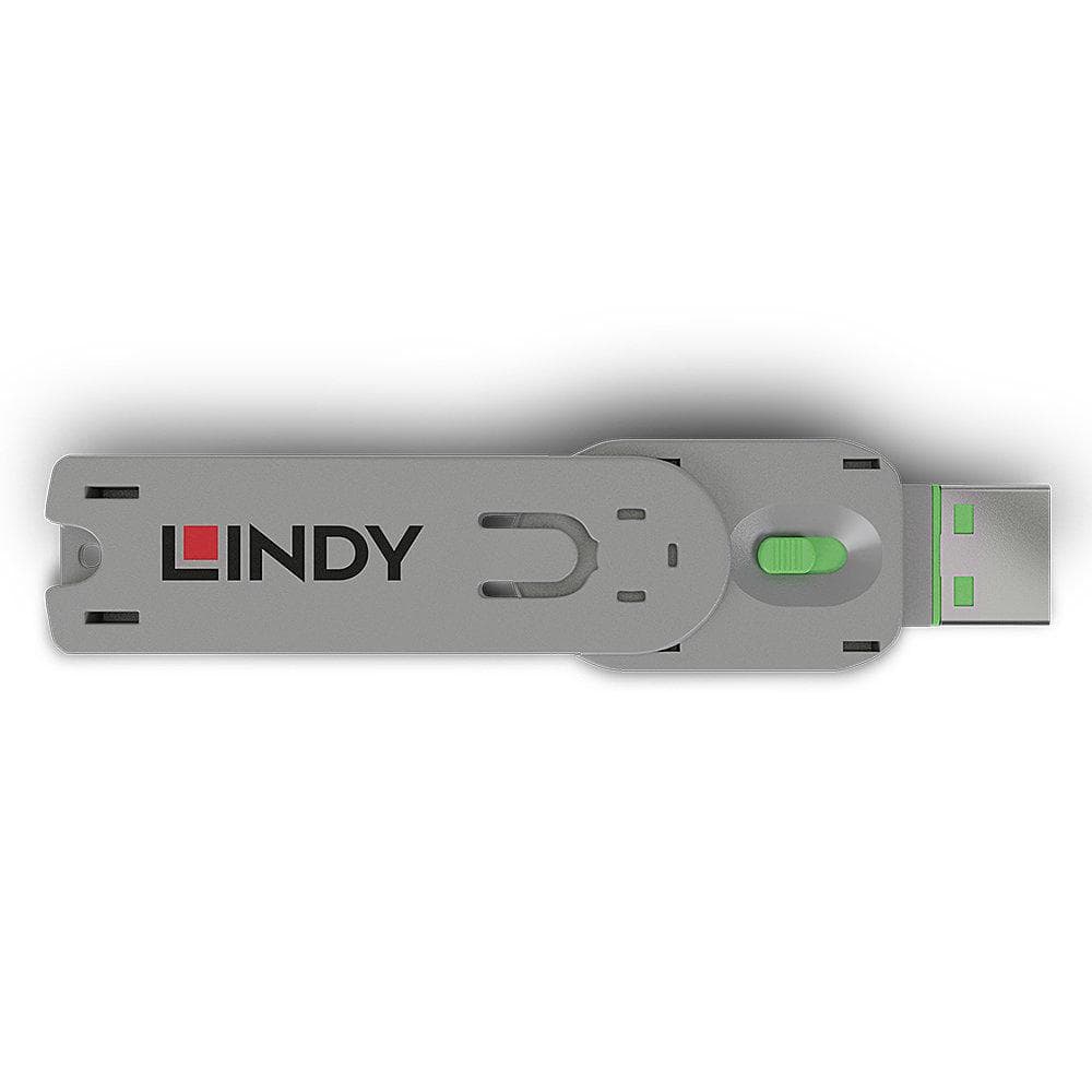 Lindy USB A Port Blocker (fara cheie) Green  Description - 2